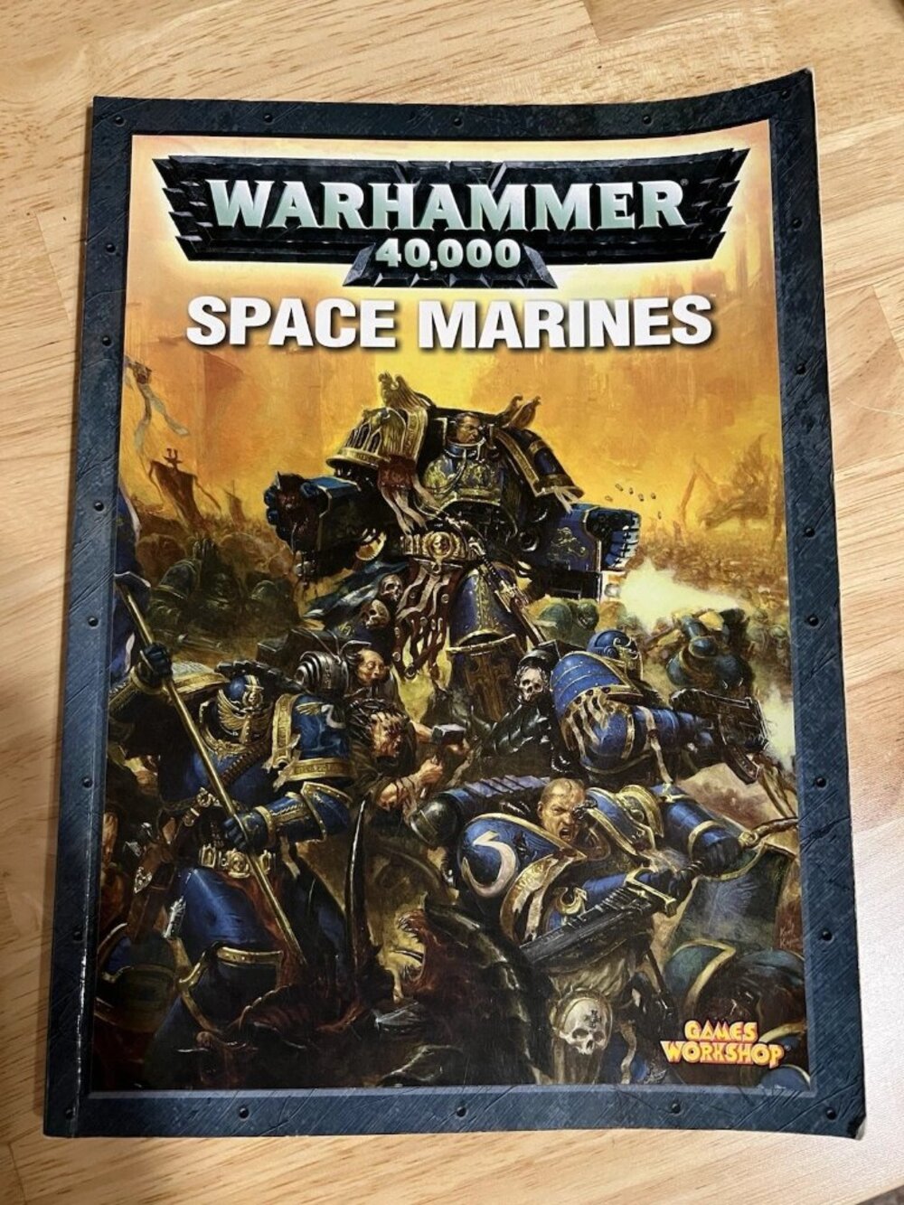 Codex Space Marines 4th Edition Army Book Warhammer 40K 2004 Games Workshop